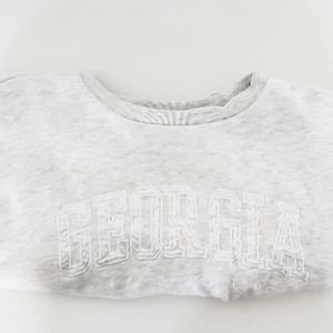 H&M embroidered cropped sweater